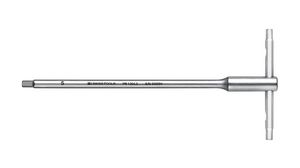 Hex Screwdriver with Sliding T-Handle, 5 mm, 195mm